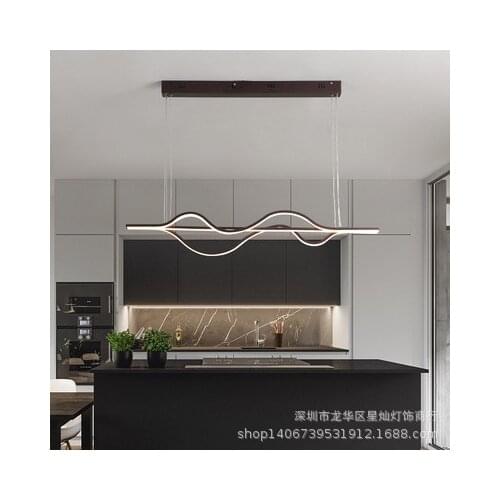 Simple led pendant lights Nordic Cafe lighting dimmable modern novelty American bar restaurant pendant lights