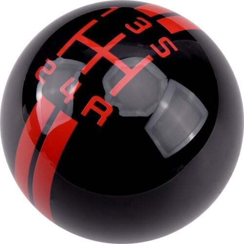5 Speed Manual Gear Shift Knob Round Ball Fit for Ford Mustang Shelby GT 500 Cobra MT Car Accessories