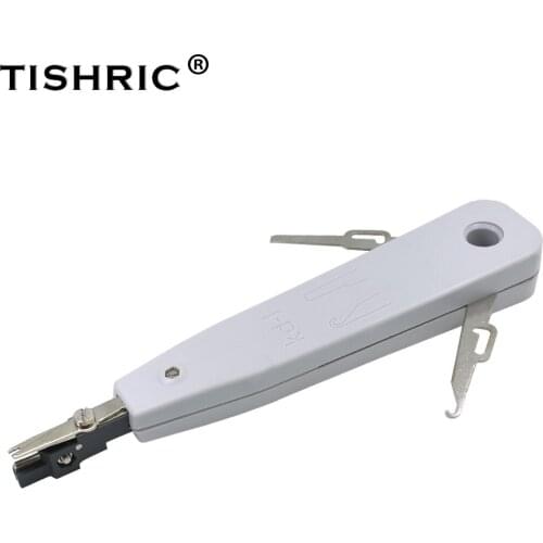Tishric 10 PCS Professional Original Krone Lsa-plus KD-1 RJ45 Telecom Phone Wire Cable Punch Down Network Tool Kit Optical