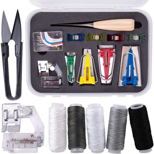 LMDZ Bias Tape Makers Machine Tools Binding Sew Multifunction Sewing Accessories Bias Binding Tape Maker Domestic Quilting Tools