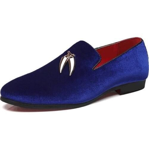 Zapatos Hombre Vestir Wedding Dress Mens Italian Leather Round Toe Shoes Red Blue Claret Suede Summer Loafers Tassels Shoes