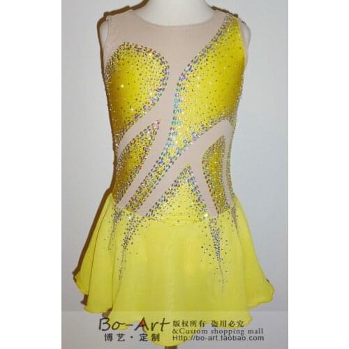 Hot Sales Ice Skating Dresses For Children New Brand Vogue Figure Skating Competition Dress For Women DR3071