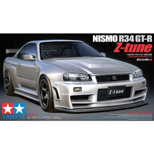 1/24 Tamiya Plastic Assembly Car Model Nissan Nismo GT-R(R34) Z-TUNE DIY Assembly Kit #24282
