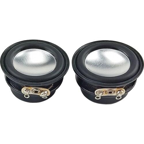 1 Inch Portable Speaker Unit For Bluetooth Speaker diy 31mm Full Range loudspeaker 8ohm 3W Aluminum membrane Rubber Edge New 2PC