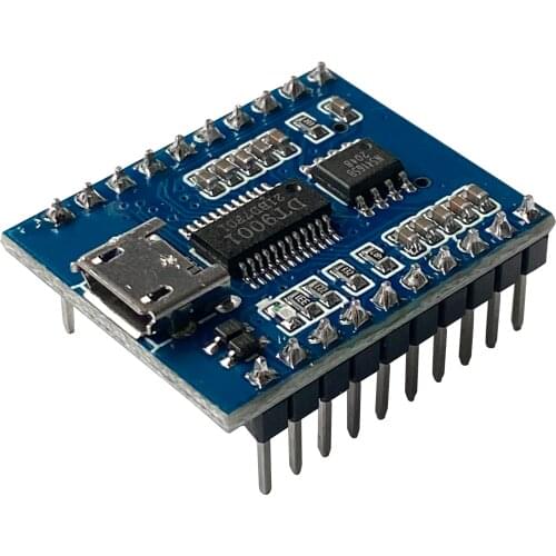 DT9001-TF Voice module DC3.6-5V 5W Output Power USB serial port low level trigger combination play digital power amplifier