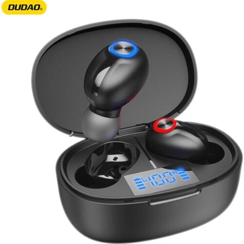 DUDAO TWS Wireless Bluetooth 5.0 Earphones with Display 5 Hours Playtime True Wireless Stereo Bluetooth Earbuds