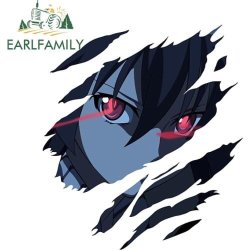EARLFAMILY 13cm x 11.4cm For Akame ga KILL Car Sticker Graffiti Decal Laptop JDM Motorcycle Air Conditioner Occlusion Scratch