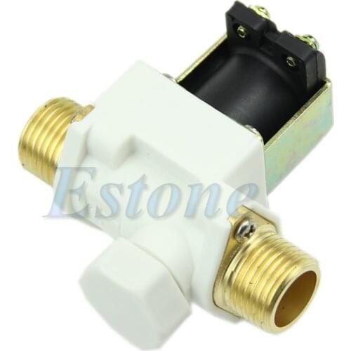 12V N/C New DC 0-0.8MPa 1/2" Electric Solenoid Valve for Water Air