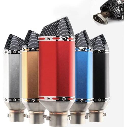 For SUZUKI TL1000R DR 650 C50 BOULEVARD GS500 GSR600 BURGMAN 400 BURGMAN 650 Exhaust Motorcycle Motocross Muffler 51MM DB Killer