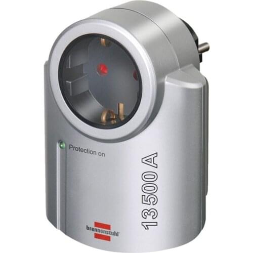 Current Protected Socket Silver