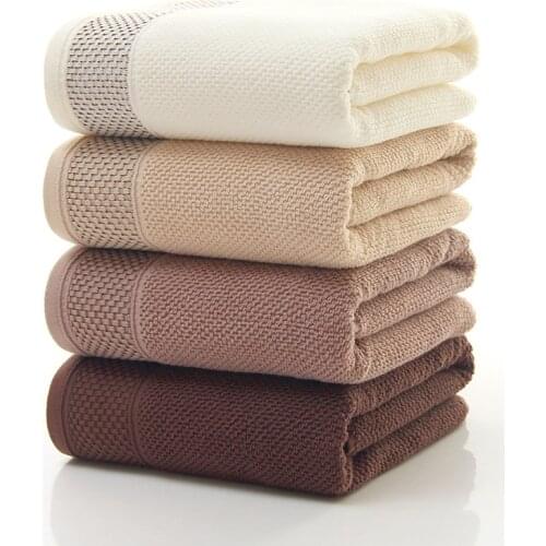 Cotton Absorbent Bath Towels for Adults Home Soft Thicken Bathroom Towel Set Comfortable Fast Dry
