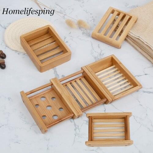 JINGWAN Wooden Soap Dishes For The Bathroom