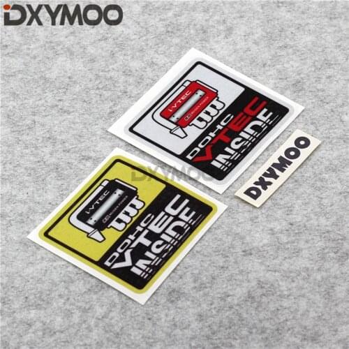 Creative Car Styling Vinyl Tape Motorbike MOTO GP Racing Stickers for Power DOHC I-vtec Inside