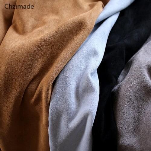 Lychee Life 45cm Air Layer Thick Stretch Deerskin Fabric For Clothes Texture Patchwork Fabric Home Textile
