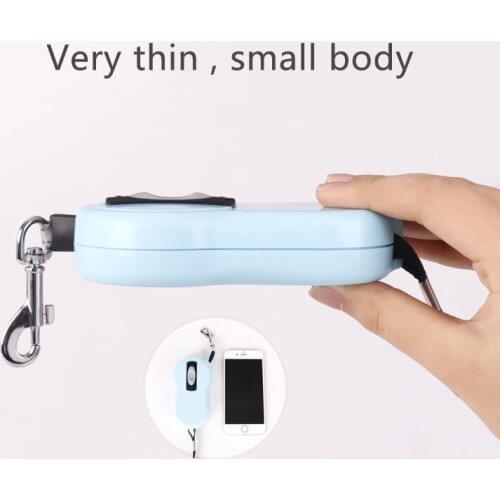 Mini Dog Leash Automatic Retractable Portable Belt Puppy Dog Cat Leash Easy Take Waist Pet Leading Tools Dog Accessories