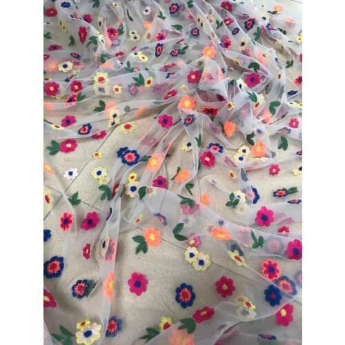 Latest nigerian lace styles french party lace fabrics 5 yards SYJ-20982 tulle fabric