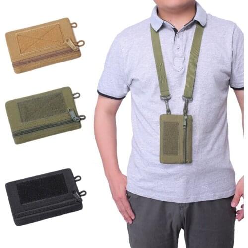 Outdoor EDC Belt Bag Tactical Coin Purse Molle Pouch Camping Hiking Wallet Zipper Waist Bags Portable Hunting Storage Hand Bag