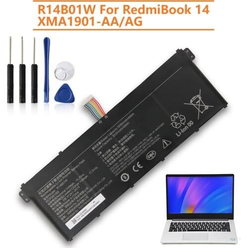 Replacement Battery R14B01W For Xiaomi RedmiBook 14 XMA1901-AA XMA1901-AG Rechargeable Laptop Battery
