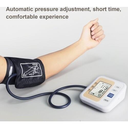 Arm Electronic Blood Pressure Monitor BP Sphygmomanometer Tonometer Pair 99 Group Memories Storage with/without Voice Broadcast