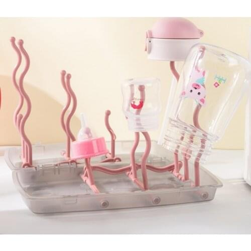 Baby Bottle Drying Rack Cleaning Storage Drainer