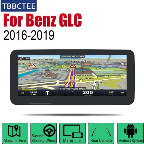TBBCTEE Android 2 Din Auto Radio For Mercedes Benz GLC 2016~2019 Car Multimedia Player GPS Navigation System Radio Stereo