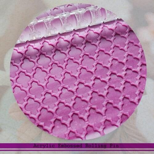 A Pattern In 3 Different Size Engraved Embossing Baking Cookies Cake Dough Roller 3D Christmas Rolling Pin