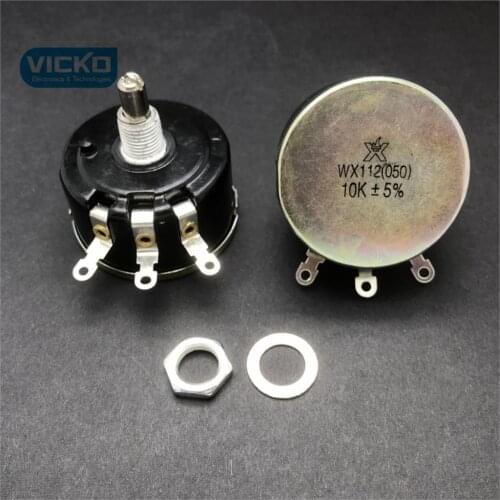 [YK] WX112 WX050 22R 47R 100R 150R 5W single turn around potentiometer adjustable resistance switch