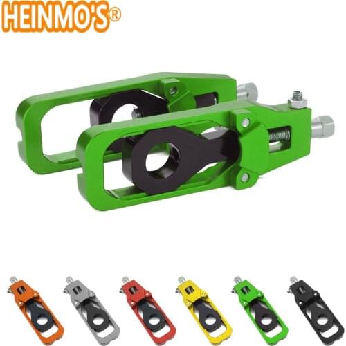 For Kawasaki Z900 Z 900 2017 Motor Moto Parts Rear Axle Spindle Chain Adjuster Tensioner For Kawasaki Motorcycle Accessories