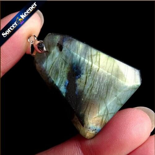 Women & Men Fashion Jewelry Pendants Necklaces With Chain Wholesale Labradorite Moonstone Quartz Stone Colares Femininos YS466