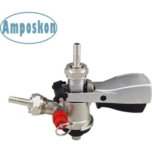 1 Set New Hot High Quality Keg Coupler Beer Dispenser S Type Faucet System Bar Accessories Homebrew Beer Tap Keg Coupler Outdoor