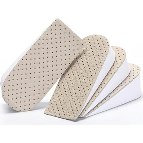 1 Pair Heighten Insole Invisible Men Women Height Increase Insert Cushion Pads Breathable EVA Lift Insole Heel Arch Support