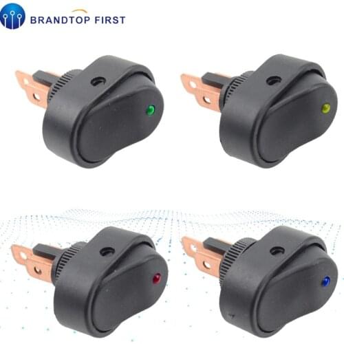 1PCS LED Rocker Switch ASW-20D for CAR/BOAT/MARINE Heavy Duty OFF ON 12V 30A