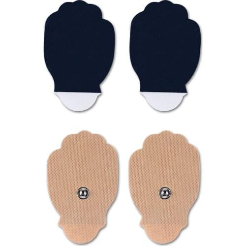 8 Pieces Replacement TENS Electrodes Pads Hand Shape Electrodes With Snap 3.5mm For TENS/EMS Units