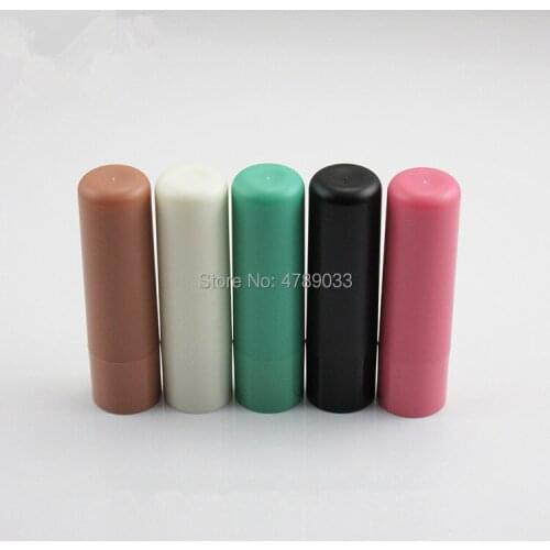 50/100pcs 4ml Lipstick Tube,4g Empty Lip Balm Stick Tube,Lip Balm Container With Caps Free Shipping