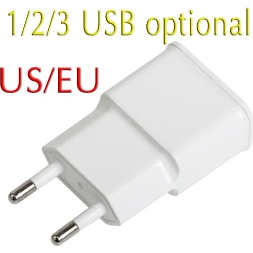 5V 2A 1 2 3 USB 3 Ports Interface Travel EU US Plug USB 71 Original quality Wall Charger Adapter For Samsung 7100 iphone 500 pcs
