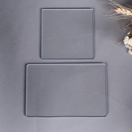 Acrylic Transparent Clay Pottery Sculpture Tool Workbench Pressure Plate Acrylic Pad Color Process Essential Tools