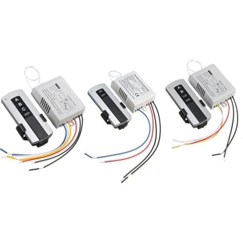 1/2/3 Ways ON/OFF 220V Wireless Remote Control Switch Digital Remote Control Switch for Lamp & Light Hot