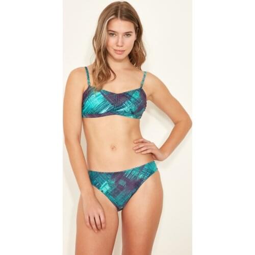 C & City Strapless Bikini Suit 3095 Multicolour