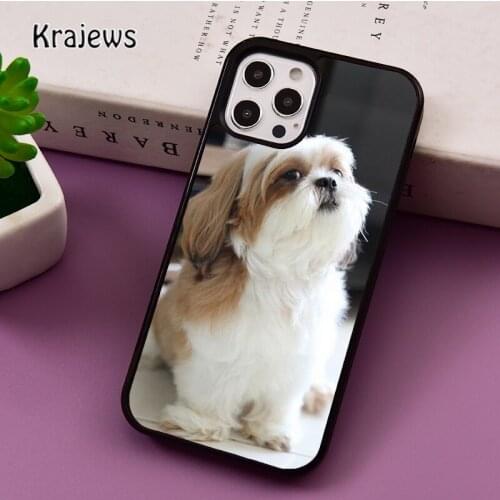 Shih Tzu Shitzu Dog Puppy phone Case For iPhone 5 SE 2020 6S 7 8 Plus 12 mini 11 Pro X XR XS Max Samsung S8 S9 S10 coque Cover