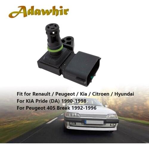 4 BAR 4Bar MAP Manifold Intake Air Pressure Sensor For Peugeot KIA Citroen Hyundai Renault 80018383 5WK96841 2045431 5WY2833A