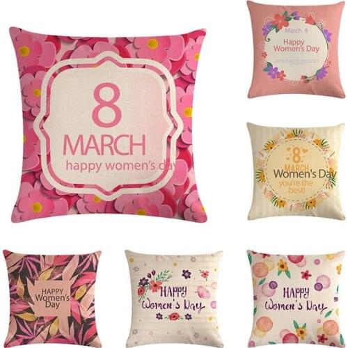 45 Cm*45 Cm European Garden Flower Pattern Cushion Sleeve Sofa Pillowcase Household Decorative Pillowcase