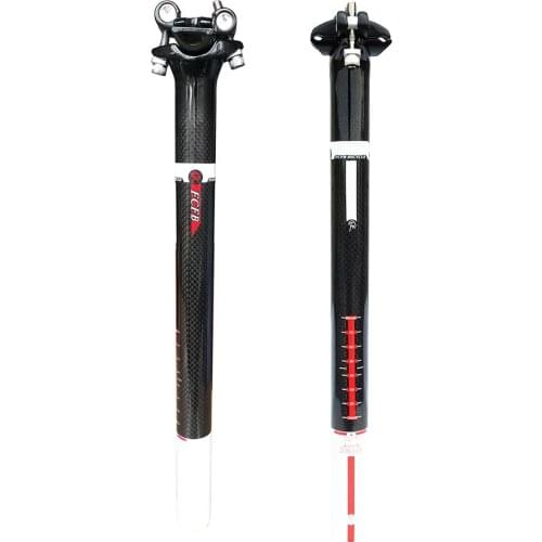 `FCFB FW top seatpost carbon fibre bike bicycle seat post road mtb bike parts 27.2/30.8/31.6*350/400mm cycling parts