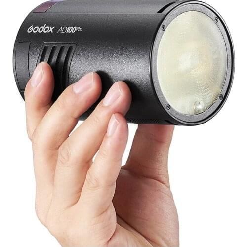 Godox AD100Pro 100Ws TTL 2.4G HSS 1/8000s Pocket Flash Light with 7.2V/2600mAh Lithium Battery 360 Full Power Flashes 0.01-1.5s