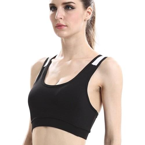 Summer Sports Yoga Running Fitness Shock Absorbent Push-Up Piecing Sports Bra Vest Camisole Fitness Outdoor Exercising Running