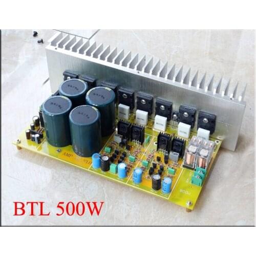 NJW0281 NJW0302 / MJL4281 MJW4302 / 5200 1943 BTL Fully symmetric double difference Amplifier board DIY kts