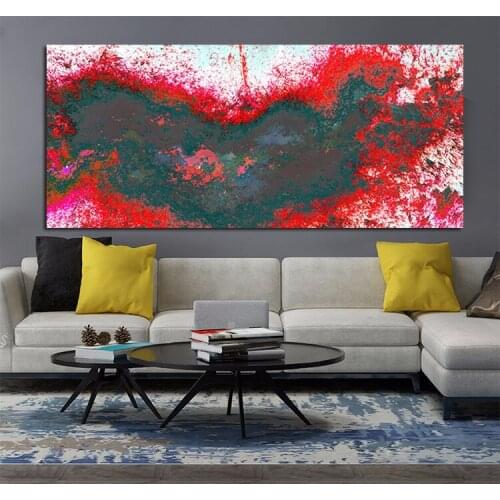 Full Round Square Diamond Painting 5D Diamond Art Embroidery Large Red Black Lump Color Fantasy Abstract Clouds Home Decor
