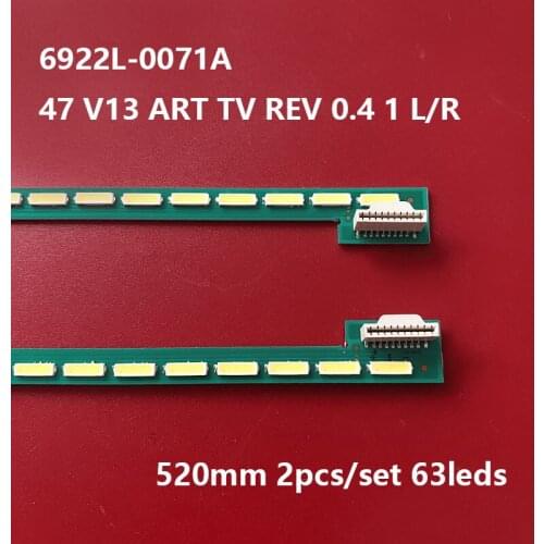 LED backlight strip(2) For LG 6922L-0071A 0029A 47LA660S 47LA740S 47LA660V 47LA6600 47LA690V 47LA740V 47LA6608 47LA690S 47E700S