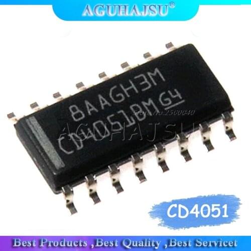 10PCS CD4051BM CD4051 4051 SOP16 Eight Selective Switch New Original Free Shipping