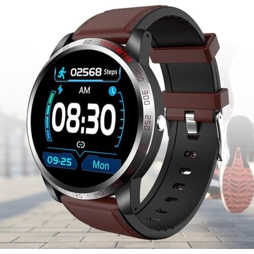 2020 New Bluetooth ECG Smart Watch Men Blood Pressure Smartwatch Waterproof Heart Rate Tracker Clock Watch Smart For Android iOS