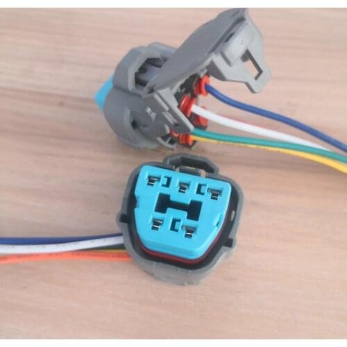 5pcs/lot 5 Pin 5 Way Gasoline Pump Plug Fuel Pump Connector With Wire Pigtail For Honda Accord Fit CRV Civic Odyssey 6189-0618